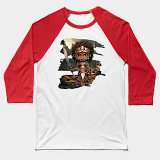 Warrior-Adventure Series: Chibi Gamer Baseball T-Shirt